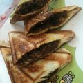あやこ６１'s cooksnap of when they made キーマカレーでとろーりチーズトースト☆.
