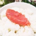 ゆるмαмα's cooksnap of when they made 旨～い☆ホカホカご飯に明太子とゴマ油だけ.