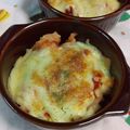 赤い電話's cooksnap of when they made じゃがいものトマトチーズ焼き.