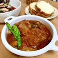 ぽろっとＱちゃん's cooksnap of when they made 煮込みハンバーグ.
