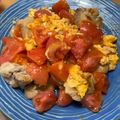 のんぴよ母's cooksnap of when they made 鶏モモ肉と卵&トマトのうま塩炒め♪.