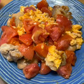 のんぴよ母's cooksnap of when they made 鶏モモ肉と卵&トマトのうま塩炒め♪.