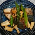 まな姫's cooksnap of when they made ぶりとエリンギのレモンバター醤油ソテー.