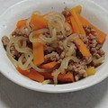 トキゴン's cooksnap of when they made ひき肉と白滝、人参の炒め煮.