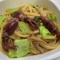 ゆいまーるん's cooksnap of when they made ホタルイカと春キャベツのパスタ♡.