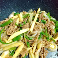 マキマキ913's cooksnap of when they made ★簡単！じゃがいもとピーマンの牛肉炒め★.