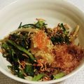 私市ビッキーズ津門巳's cooksnap of when they made 春菊サラダ❷.