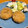 しろくま74☆'s cooksnap of when they made 超簡単♪♪あけぼし流♫究極のメンチ.