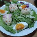 クック1L6OF8☆'s cooksnap of when they made ポテサラうさぎ.
