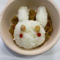 まめ郎's cooksnap of when they made くまちゃんカレー.