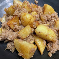 2525コック's cooksnap of when they made 揚げじゃがいものそぼろ煮.