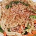 ゆ→ちむ❦180SX's cooksnap of when they made 和風焼きうどん.