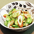 Dellaたん's cooksnap of when they made 竹輪ときゅうりのなめたけ和え✿一品料理が.