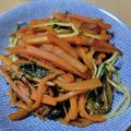 半ケツプリ子's cooksnap of when they made 人参と水菜のシャキシャキきんぴら☆.