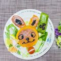 Y✿えくぼ飯's cooksnap of when they made イースターキャロットパンケーキ.
