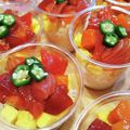 ナツ☆ママ's cooksnap of when they made まぐろと加賀野菜のカップ寿司.