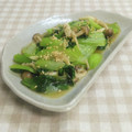 umemodoki's cooksnap of when they made ちんげん菜としめじのオイスター炒め.
