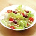 クックDAD's cooksnap of when they made レタスとトマトのサラダ豆.