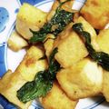 クック3D63YZ☆'s cooksnap of when they made ☼姜葱醤が決めて♪厚揚げの大葉ポン酢炒め.