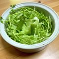 ぽろっとＱちゃん's cooksnap of when they made グリーンサラダ　豆苗活用.