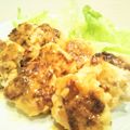 イエローバード's cooksnap of when they made テリ醬ソース♡鶏胸肉&長芋のげんごつ焼き.