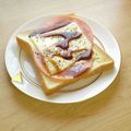 キンプリ's cooksnap of when they made ハムチーズ黒蜜ブラックペッパートースト.