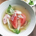 そらてんママ's cooksnap of when they made 簡単トマトとシャキシャキレタスのスープ.