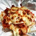 みのりっくす's cooksnap of when they made 餅キムチピザ.