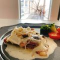 クックゆ〜ほキッチン's cooksnap of when they made 豚ロースソテーのきのこクリームソース.