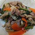 JRまりん's cooksnap of when they made 豚肉と菜の花と葉玉ねぎのゆずこしょう炒め.