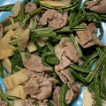 やさいのようせい's cooksnap of when they made 筍とこごみと豚肉の炒め物☆.