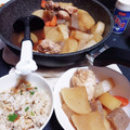 クックUH3NVG☆'s cooksnap of when they made 簡単☆大根と鶏手羽元とこんにゃくの煮物.