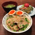 こつゆ514's cooksnap of when they made メンマ入りネギチャーシュー丼.
