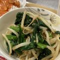 りひーのちゃん's cooksnap of when they made あっという間！もやし&ほうれん草のナムル.