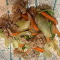 大森ヨーグルト's cooksnap of when they made 豚こまとレタスのオイスター炒め.