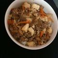ますくちゃん。's cooksnap of when they made ★簡単♪鶏挽肉と豆腐の丼ぶり★.