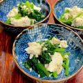 ルぴあ's cooksnap of when they made ほうれん草と豆腐のごまドレあえ.