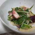 fu♪♪'s cooksnap of when they made タコと水菜のわさびサラダ.