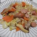 fu♪♪'s cooksnap of when they made キャベツとキノコのマスタード炒め.