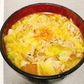 tonmyee's cooksnap of when they made 春キャベツでサッポロ一番みそラーメン.