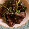 きおら+-22's cooksnap of when they made 鹿肉!　甘辛一口ステーキ.