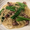 ベティ３'s cooksnap of when they made 菜の花とホタルイカの柚子胡椒パスタ☆.