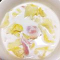こころ_0722's cooksnap of when they made きゃべつとベーコンのミルクスープ♪.