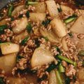 KI−mama's cooksnap of when they made 大根のひき肉のそぼろあん。.