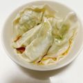 ゆかりりりー's cooksnap of when they made 冷凍餃子をレンジで水餃子.