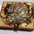 もものkitchen's cooksnap of when they made きんぴらトースト.