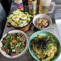 ebipeco's cooksnap of when they made 簡単鮭マヨパスタ.