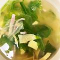 ♡まーちゃん♬'s cooksnap of when they made スピードレシピ☆レタススープ.