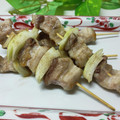 mielle's cooksnap of when they made おつまみに！焼きとん（豚の串焼き）.