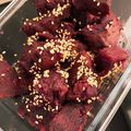 meg1518's cooksnap of when they made ホットクックでさつまいもの甘煮　大学芋.